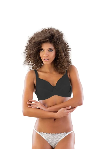 SİYAH MI Emay 114 C Balenli Toparlayıcı Sütyen ürün görseli 1