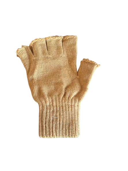 Tiriko Kadın Kesik Eldiven Hardal - Resim 2