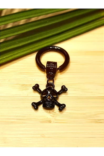 Monalisa Home Çelik Siyah Figürlü Unisex Küpe ürün görseli 1