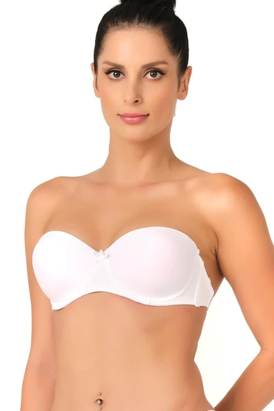 BEYAZ MI Emay 701 Şeffaf Askılı Sütyen ürün görseli 1