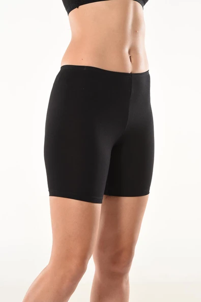 Derya Kurşun Likralı Kısa Kadın Şort Tayt 494 - Resim 4