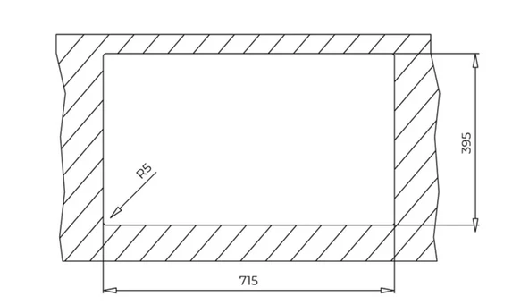 TEKA SQUARE 72.40 TEZGAH ALTI BRİGHT KREM GRANİT EVYE - Resim 3
