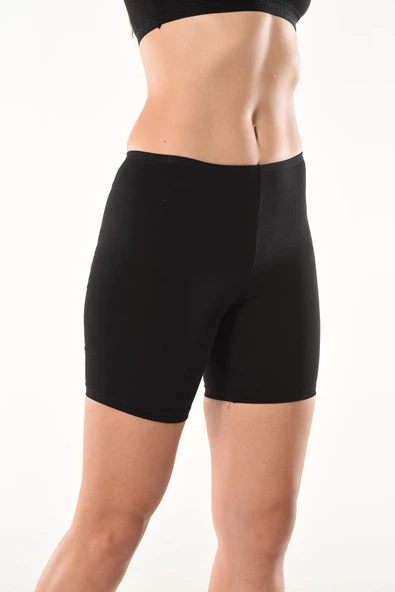 Derya Kurşun Likralı Kısa Kadın Şort Tayt 494 - Resim 3