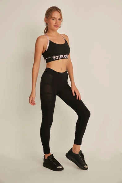 SİYAH MI Emay 3800 Soft Tayt - Resim 5