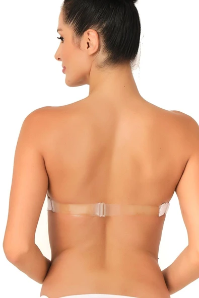 BEYAZ MI Emay 701 Şeffaf Askılı Sütyen - Resim 2