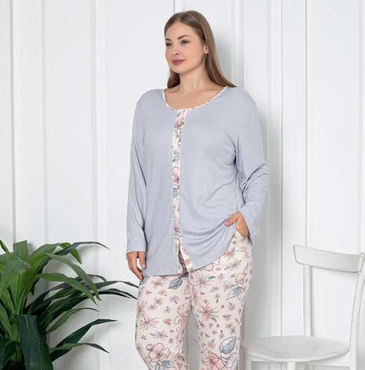 LİMİSSİ DESENLİ MELİSA PİJAMA TAKIMI - Resim 3