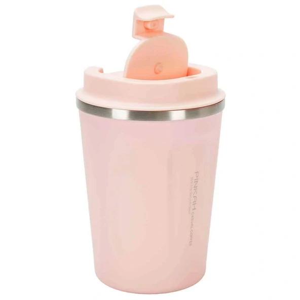 Pınkah Paslanmaz Çelik Kahve Termos Bardağı 380 ml - 4