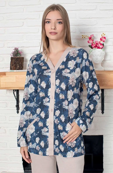 LİMİSSİ VİSKON PİJAMA TAKIMI - Resim 2