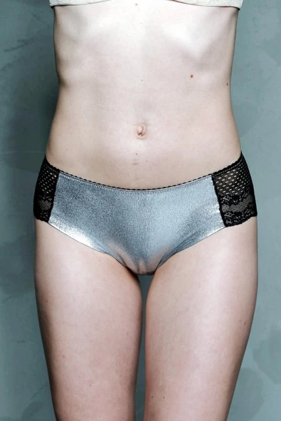 MOONLİGHT 3004 GÜMÜŞ  DANTEL DETAYLI SLİP KÜLOT ürün görseli 1