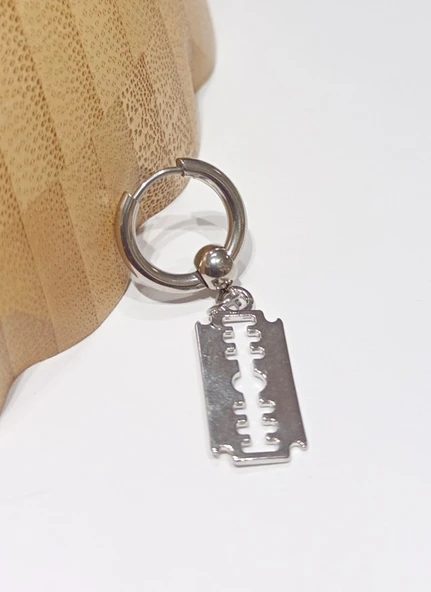 Monalisa Home Çelik Gümüş Renk Figürlü Unisex Küpe ürün görseli 1