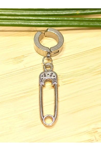 Monalisa Home Çelik Gümüş Renk Figürlü Unisex Küpe ürün görseli 1