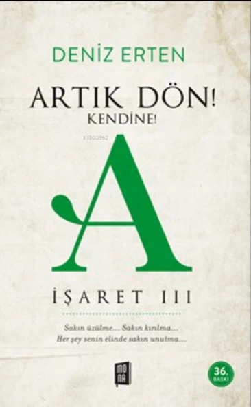 Artık Dön! Kendine! - A İşaret 3 ürün görseli