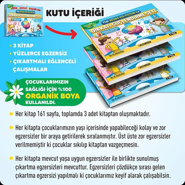 Dikkati Güçlendirme Seti - Yeni Neuro VİA Sistemi ile (2 Yaş) - Resim 4