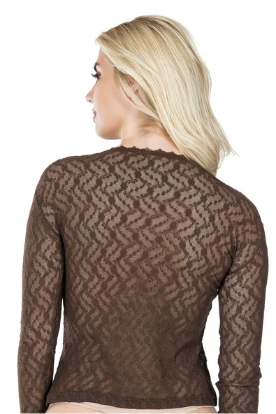 Derya Kurşun Uzun Kol Dantelli Kadın Tişört 279 - 2