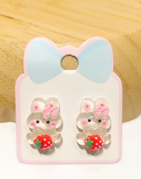 Monalisa Home Delik Olmayan Sıkıştırmalı Çocuk Küpesi ürün görseli 1