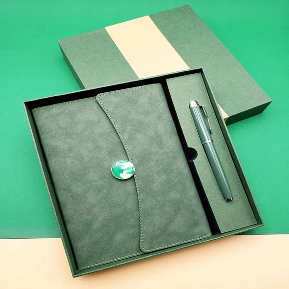 Kutulu Defter Kalem Set - Resim 7