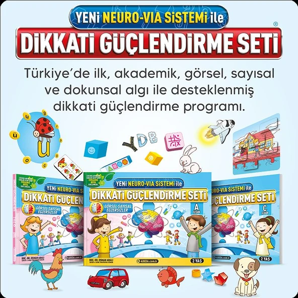 Dikkati Güçlendirme Seti - Yeni Neuro VİA Sistemi ile (2 Yaş) - Resim 2