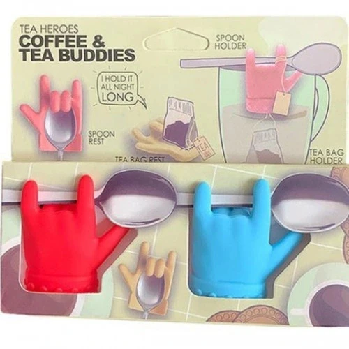 Litae Trend 2'li Silikon Tutucu Çay ve Kahve Aksesuar Seti