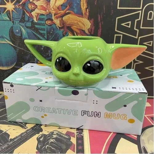 Litae Trend Sevimli Uzay Karakteri Figürlü Seramik Kupa ürün görseli 1