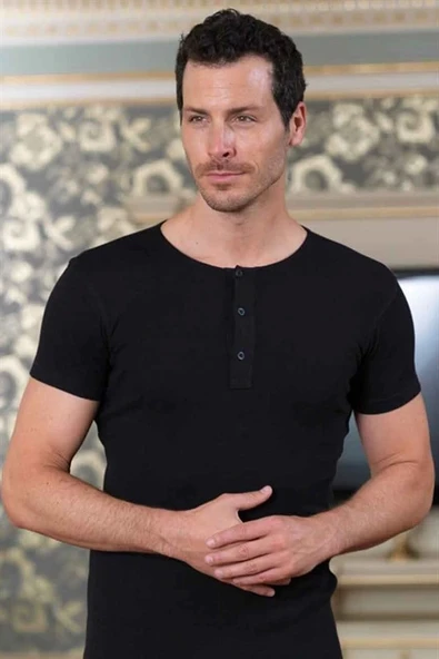 Şahinler Erkek Kısa Kollu Bisiklet Yaka Kaşkorse Atlet E089 ürün görseli