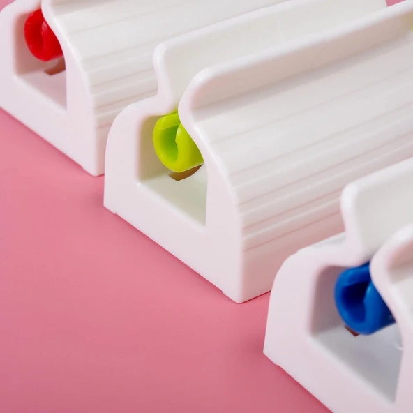 Diş Macunu Tüp Krem Sıkma Aparatı Çevirmeli - Resim 3