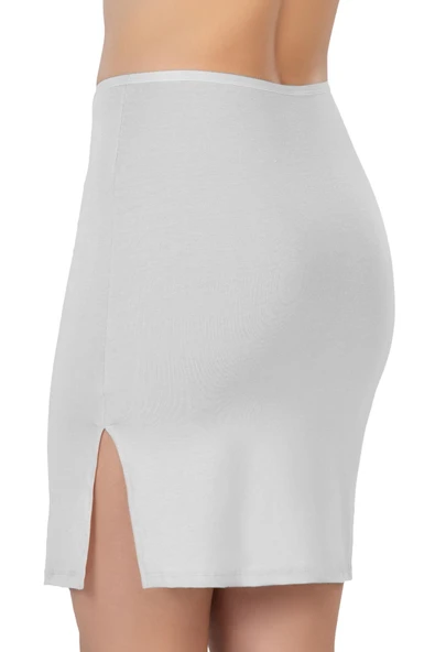 BEYAZ MI Emay 1438 Modal Cotton Midi Jupon