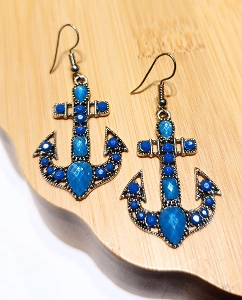 Monalisa Home Lüks Renkli Figürlü Otantik Küpe ürün görseli 1