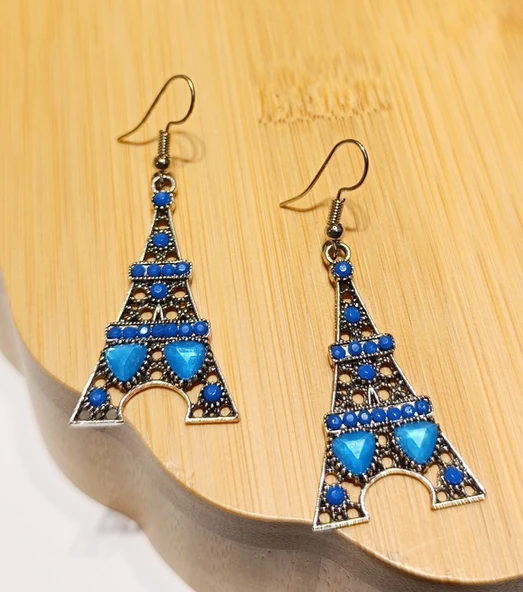 Monalisa Home Lüks Renkli Figürlü Otantik Küpe ürün görseli 1