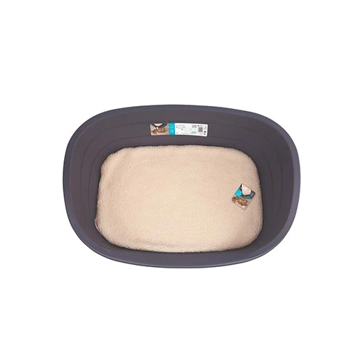 M-Pets Java Plastik Minderli Köpek Yatağı Large 80x57x25 Cm ürün görseli