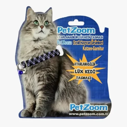 Litae Trend PetZoom Ayarlanabilir Lüks Kedi Tasması - Resim 2