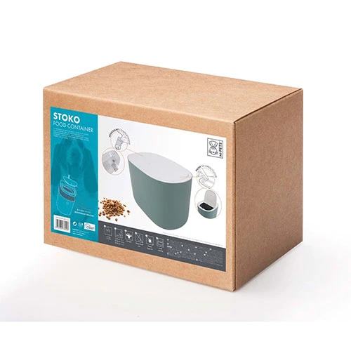 M-Pets Stoko Mama Saklama Kovası Yeşil 6 Kg ürün görseli