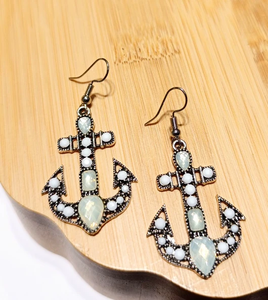 Monalisa Home Lüks Renkli Figürlü Otantik Küpe ürün görseli 1