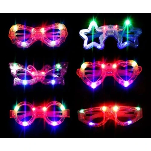 Litae Trend Led Işıklı Yanar Söner Parti Gözlüğü Seti 6 Adet ürün görseli 1