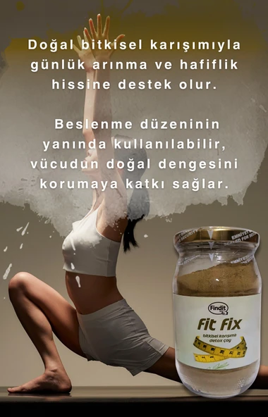Detox Çayı Fit Fix Bitkisel Karışımlı Doğal Arınma ve Form Desteği - Resim 2