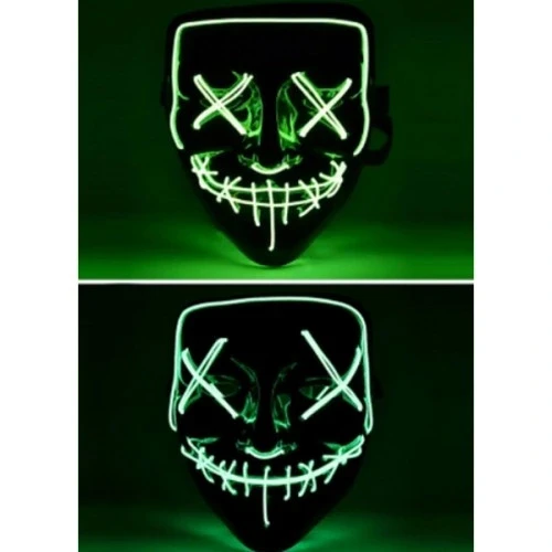 Litae Trend LED Işıklı Yeşil Maske - Resim 2