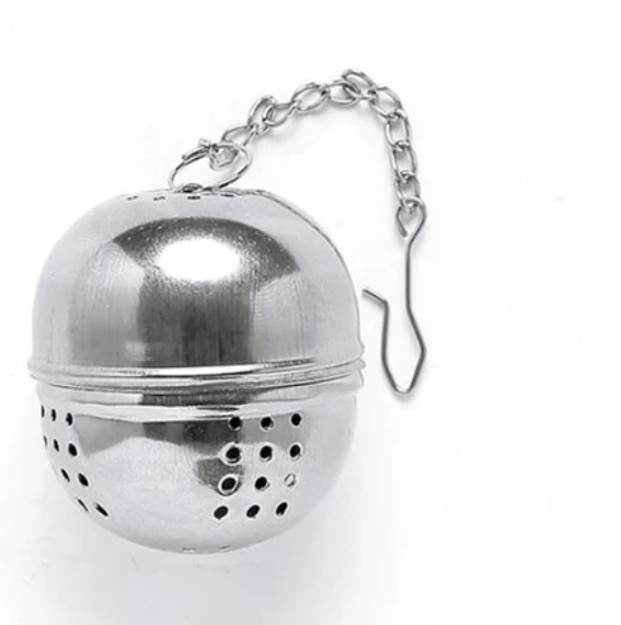 Mucit Home Top Model Çelik Çay ve Bitki Çayı Demleme Süzgeci – Paslanmaz Çelik Küre Demlik Süzgeç - 4