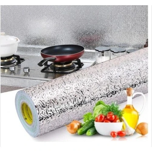 Litae Trend Alüminyum Folyo Yapışkanlı Mutfak Koruyucu Folyo 2 Metre ürün görseli 1