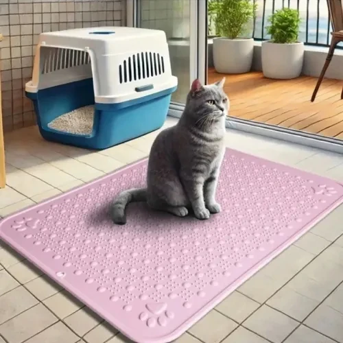 Litae Trend Mikopet Kaymaz Evcil Hayvan Tuvalet Önü Paspası - Resim 4