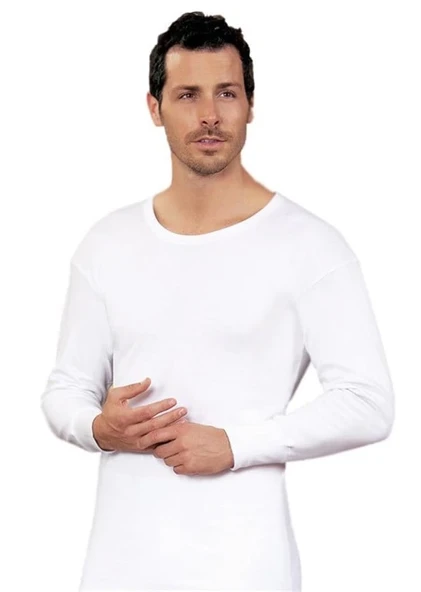 Şahinler Fanila Üst E016 ​​​​​​​İnterlok Pamuklu Erkek İçlik ürün görseli 1