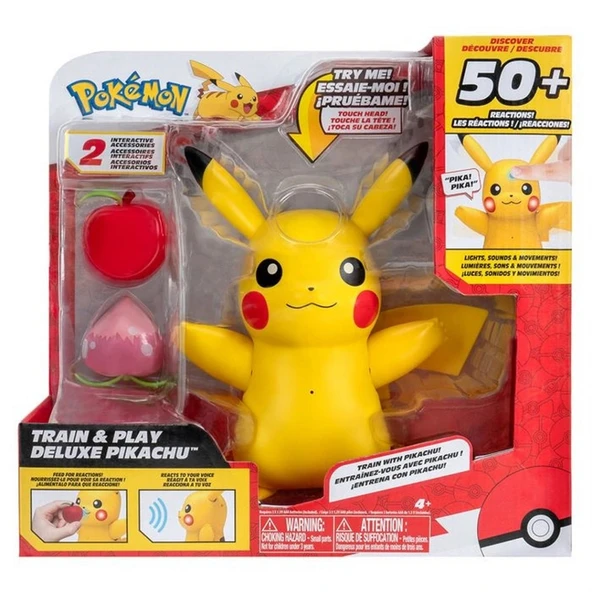 Pokemon Pikachu Elektronik Deluxe Figür - Resim 4