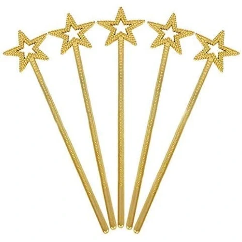 Litae Trend Altın Renk Yıldız Peri Asası ürün görseli 1