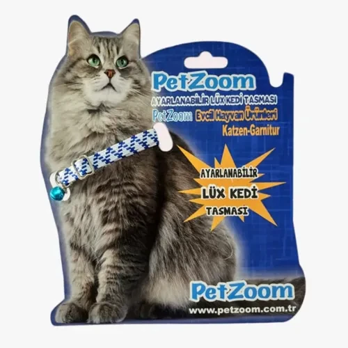 Litae Trend PetZoom Ayarlanabilir Lüks Kedi Tasması - Resim 3