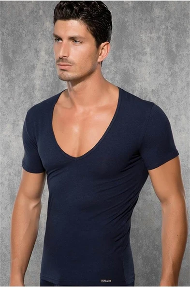 Doreanse  Yırtık Yaka Erkek T-Shirt 2820 ürün görseli 1