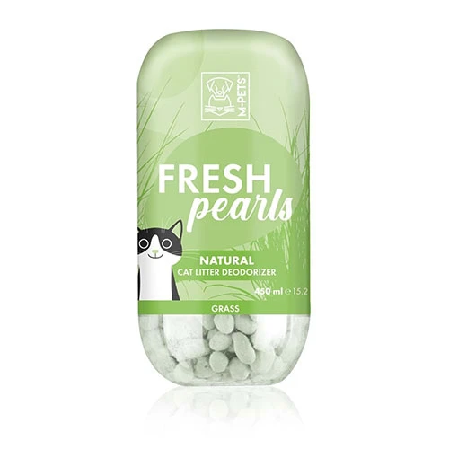 M-Pets Fresh Pearls Çim Kokulu Kedi Kumu Deodorantı 450 ML ürün görseli 1