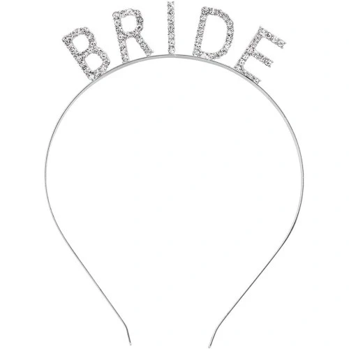 Litae Trend Bekarlığa Veda Bride Tacı Gümüş Renk - Resim 3