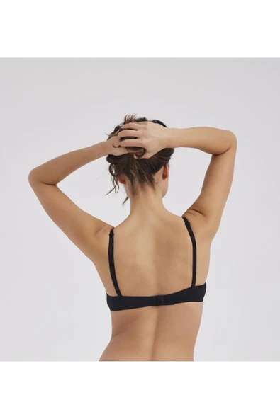 MOONLİGHT 106 DESTEKLİ BASIC SÜTYEN SİYAH - Resim 3