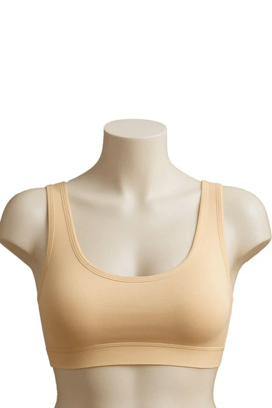 TEN MI Emay 1816 6&apos;Lı Pedli Kalın Askılı Alıştırma Sütyeni ürün görseli 1