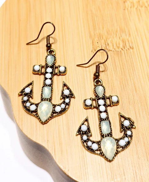 Monalisa Home Lüks Renkli Figürlü Otantik Küpe ürün görseli 1