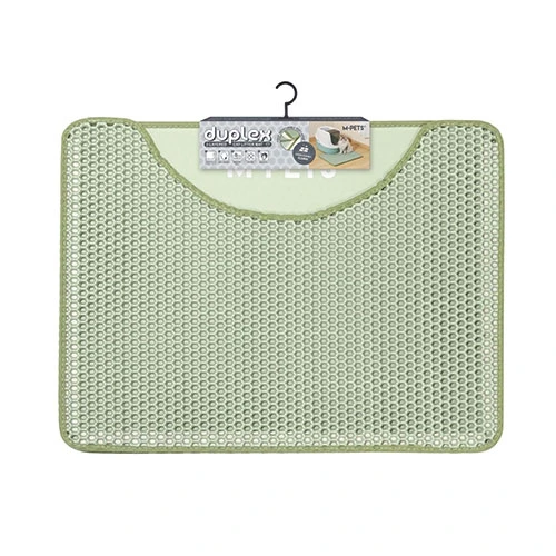 M-Pets Duplex Elekli Kedi Kumu Paspası Yeşil 60x45 Cm ürün görseli