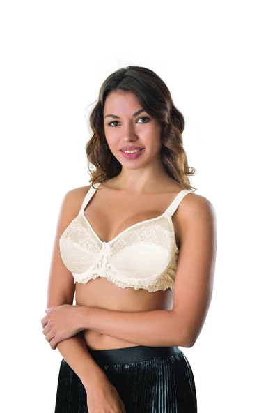 EKRU MI Emay 170 B Balenli Brode Toparlayıcı Sütyen ürün görseli 1